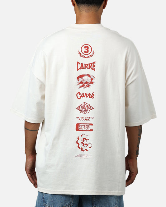 Carre Stacked Logo T-Shirt Off White