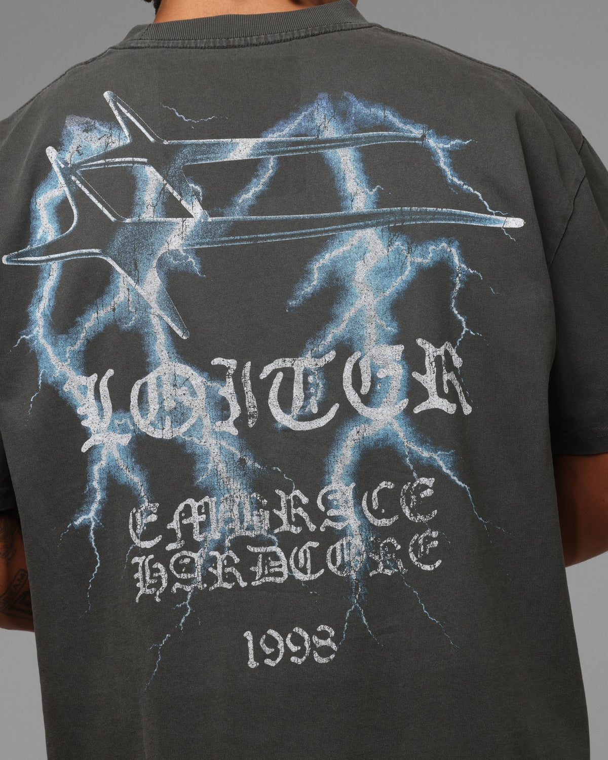 Loiter Frontier T-Shirt Black Wash