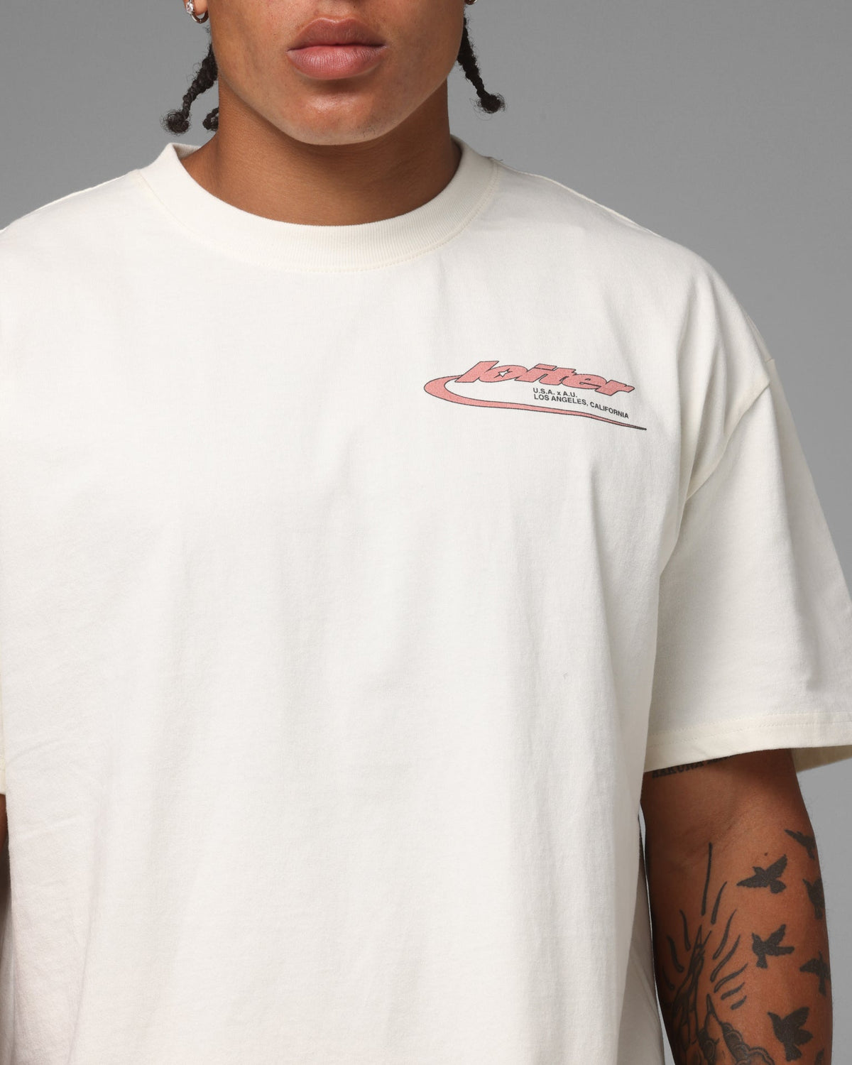 Loiter Stormbred T-Shirt Off White - image 8