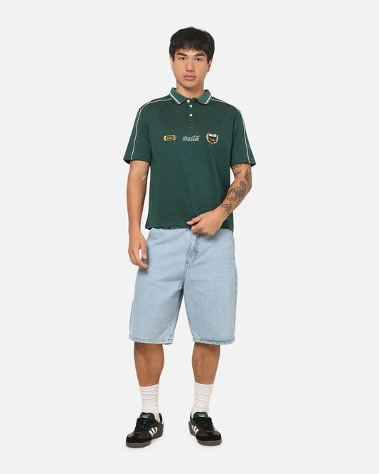 Carre Carré X Coca Cola Club Crest Polo Shirt Dark Green - image 2