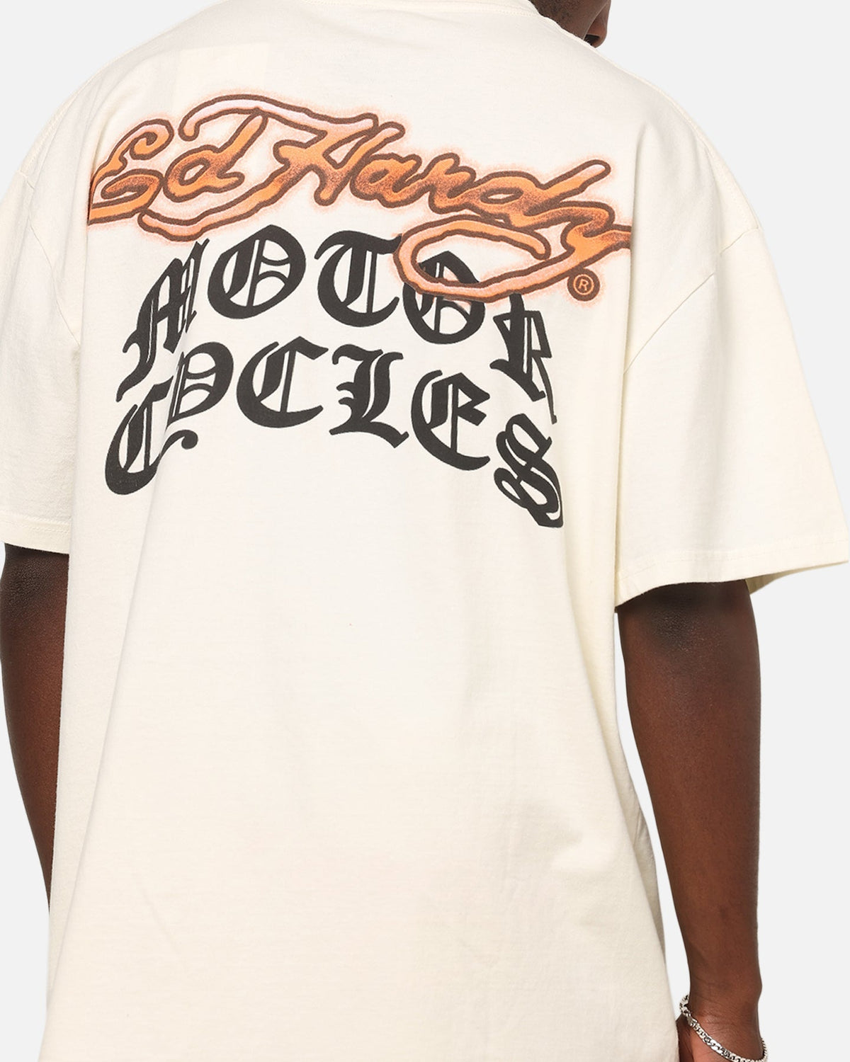 Ed Hardy Hardy Motors T-Shirt Off White