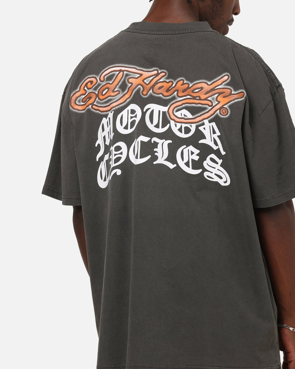 Ed Hardy Hardy Motors T-Shirt Washed Black