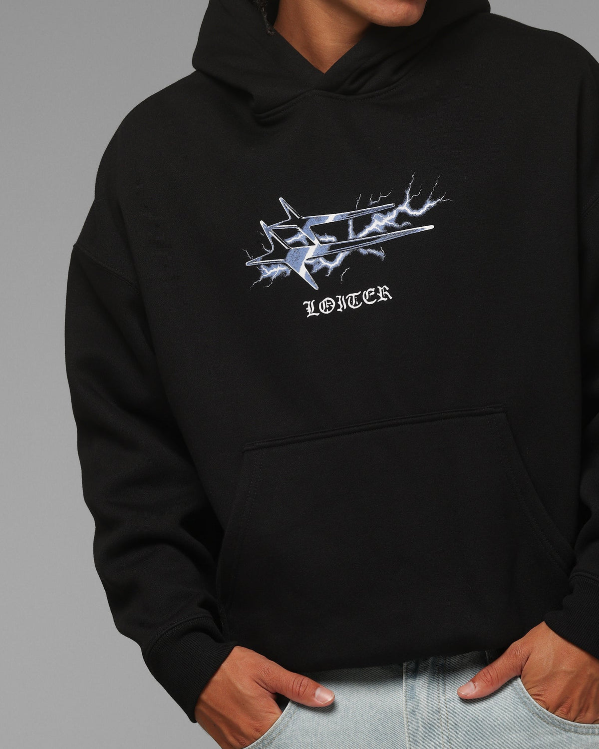 Loiter Frontier Hoodie Black