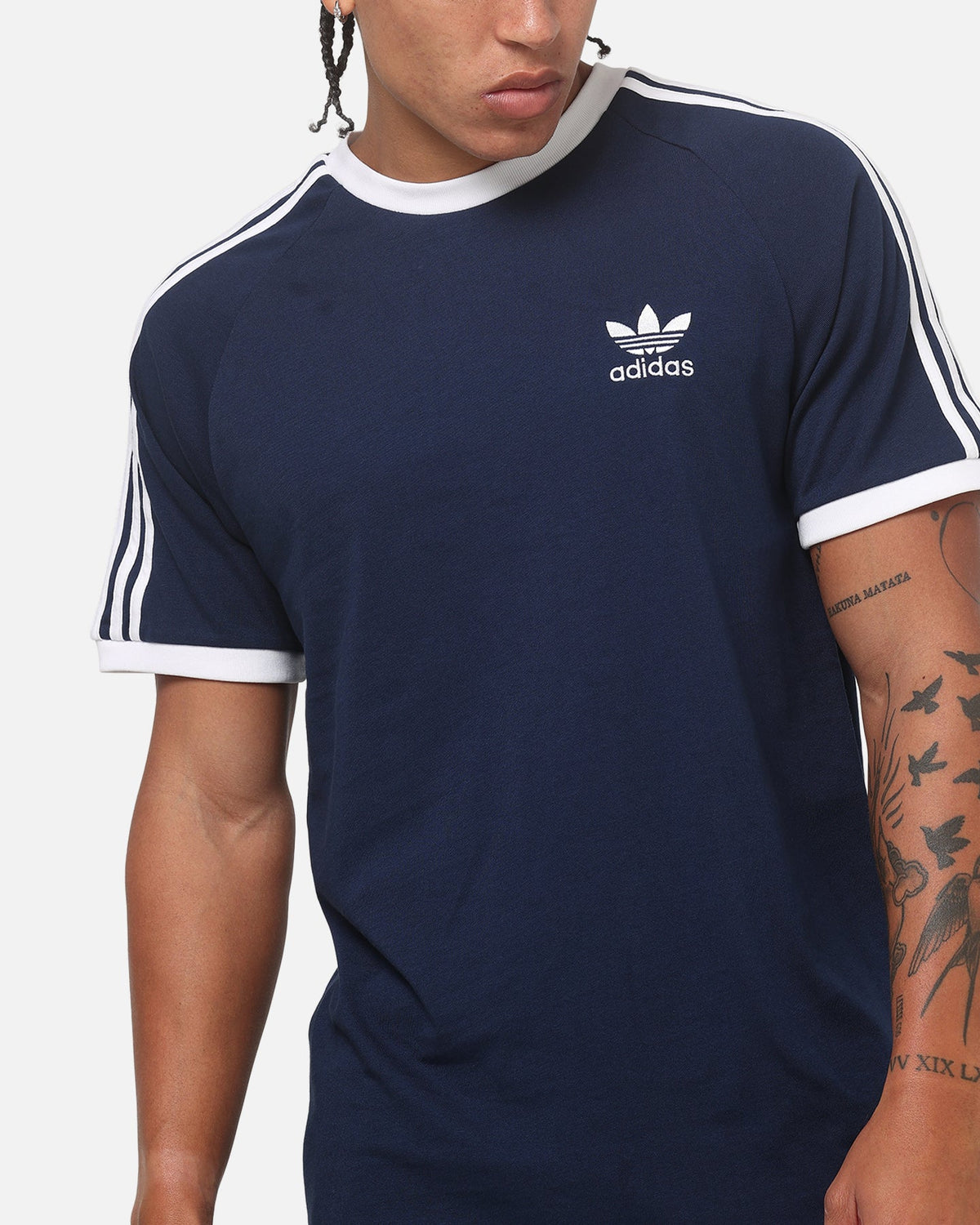 Adidas Classic 3-Stripes T-Shirt Night Indigo - image 6
