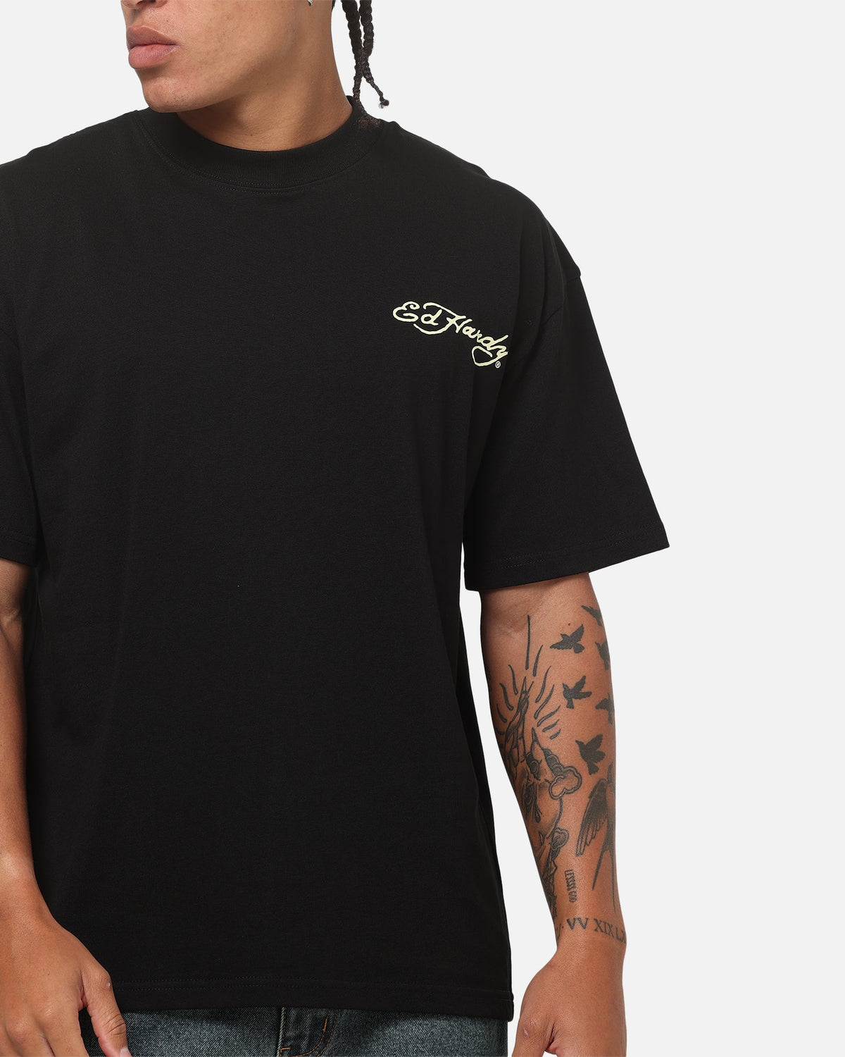 Ed Hardy Phoenix T-Shirt Black