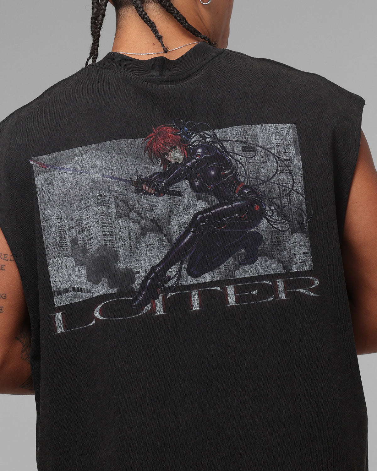 Loiter Spectre Muscle T-Shirt Black - image 8