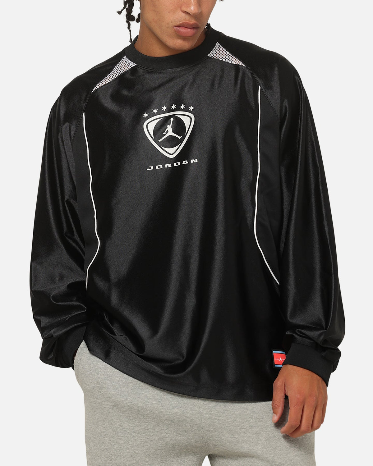 Jordan Brooklyn Long-Sleeve Goalie Top Black - image 6