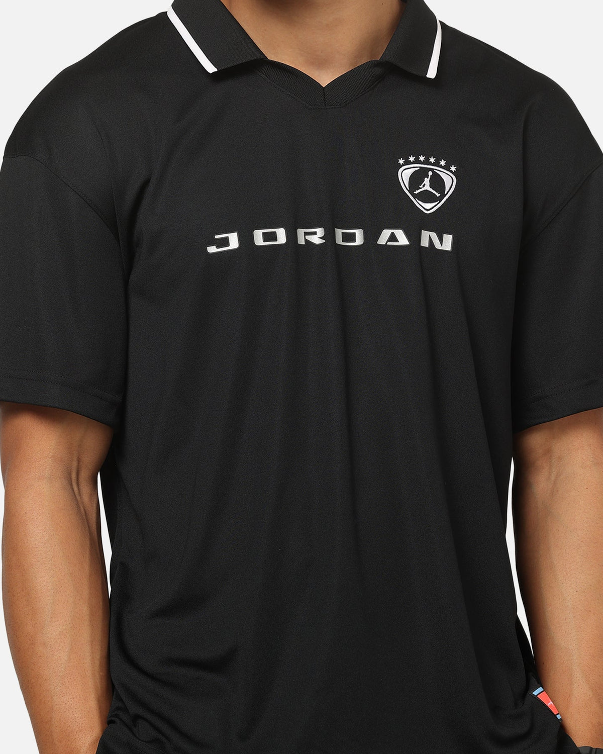 Jordan Brooklyn Soccer Top Black - image 6