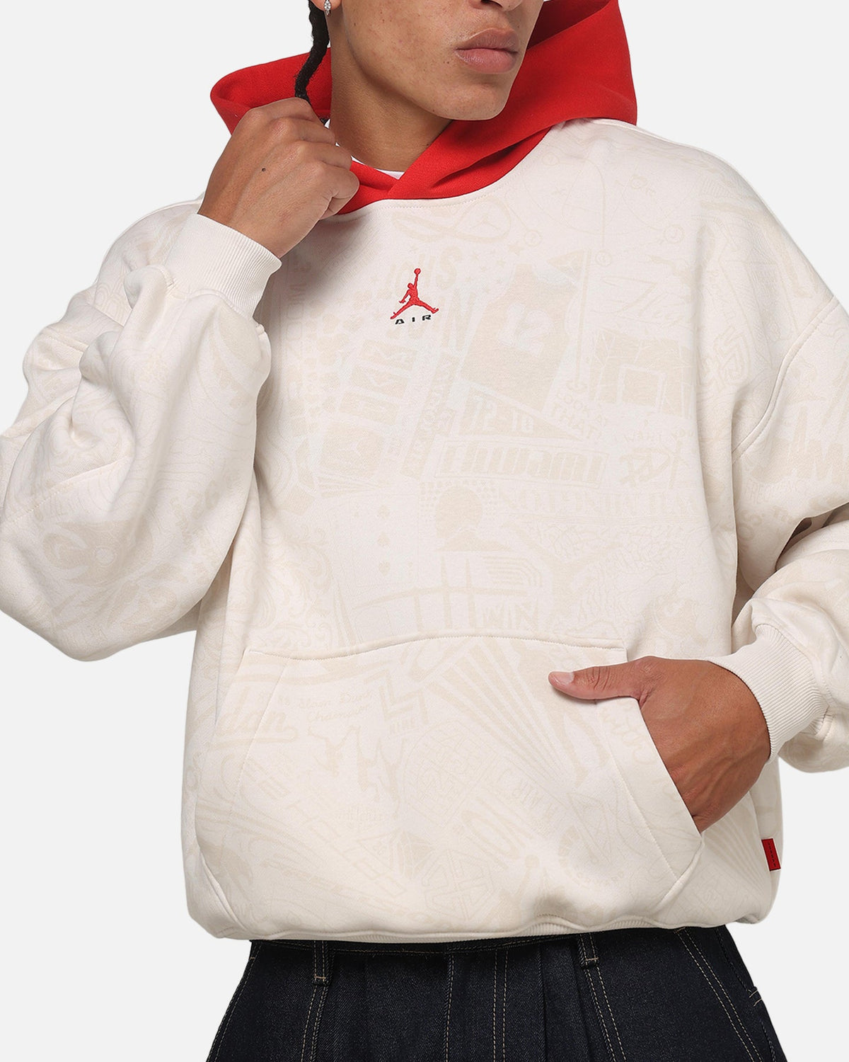 Jordan Brooklyn Fleece Pullover Hoodie Phantom - image 6