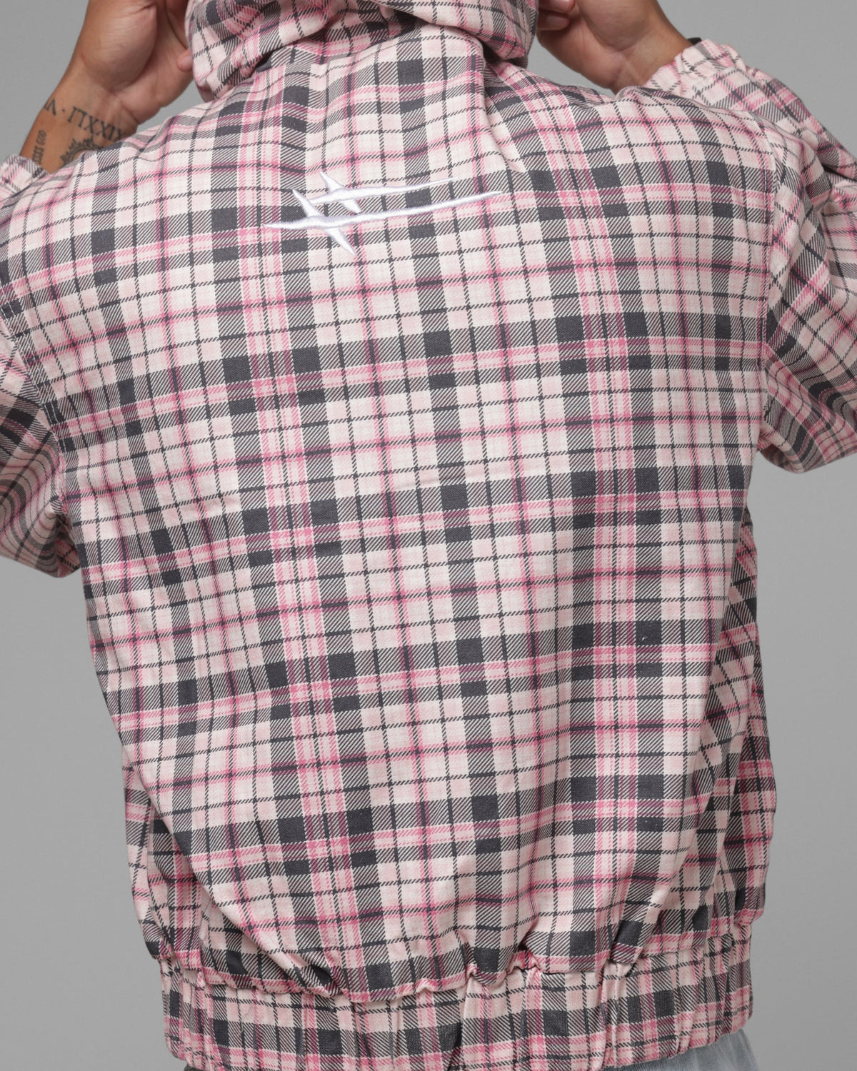 Loiter Racer Work Jacket Pink Plaid - image 7
