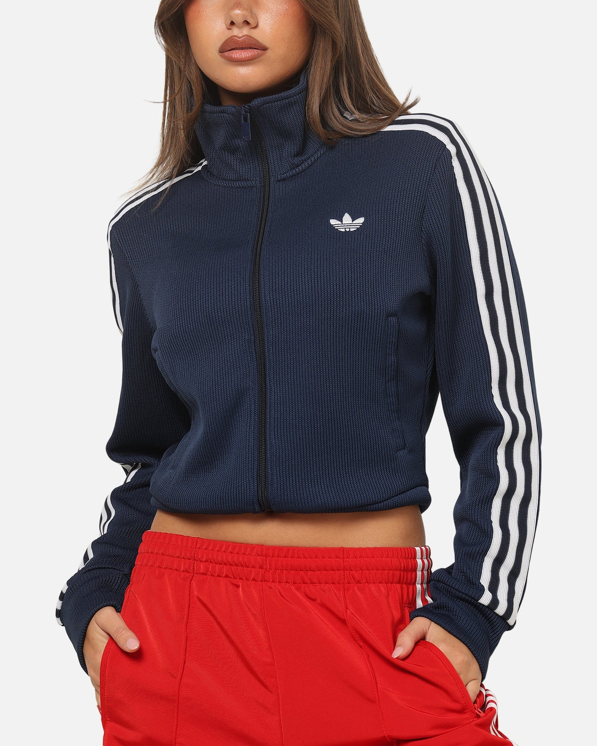 Adidas Women's Adicolor Classics Firebird Track Top Indigo/White - image 6