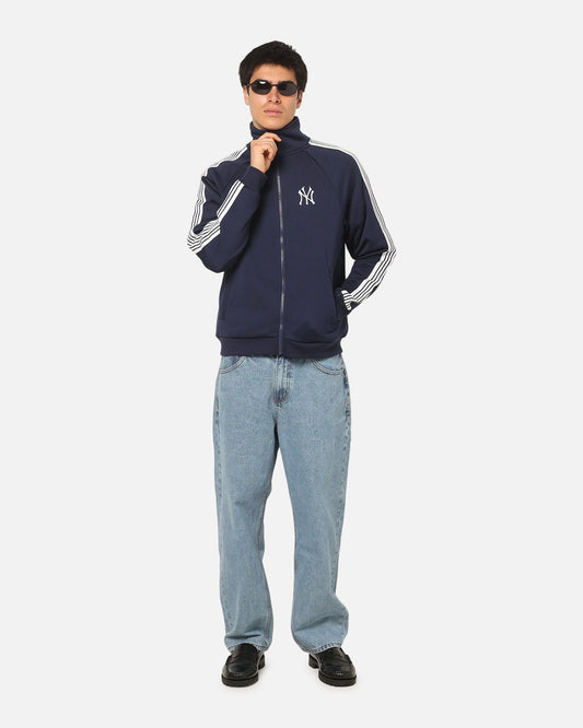 Majestic Athletic New York Yankees TM Tape Tricot Track Top Indigo - image 2
