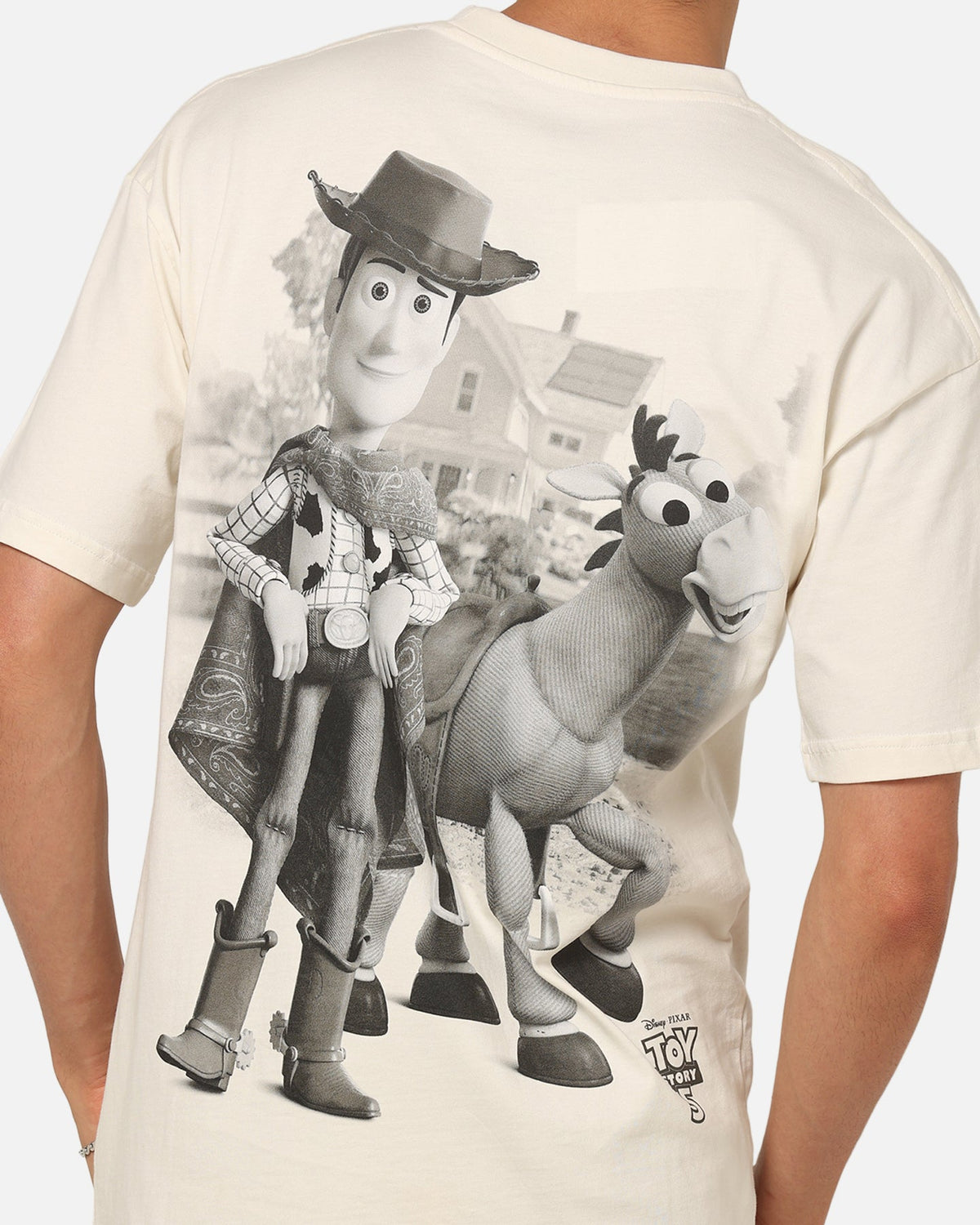 73Studio Disney Pixar Toy Story Woody And Bullseye T-Shirt Off White