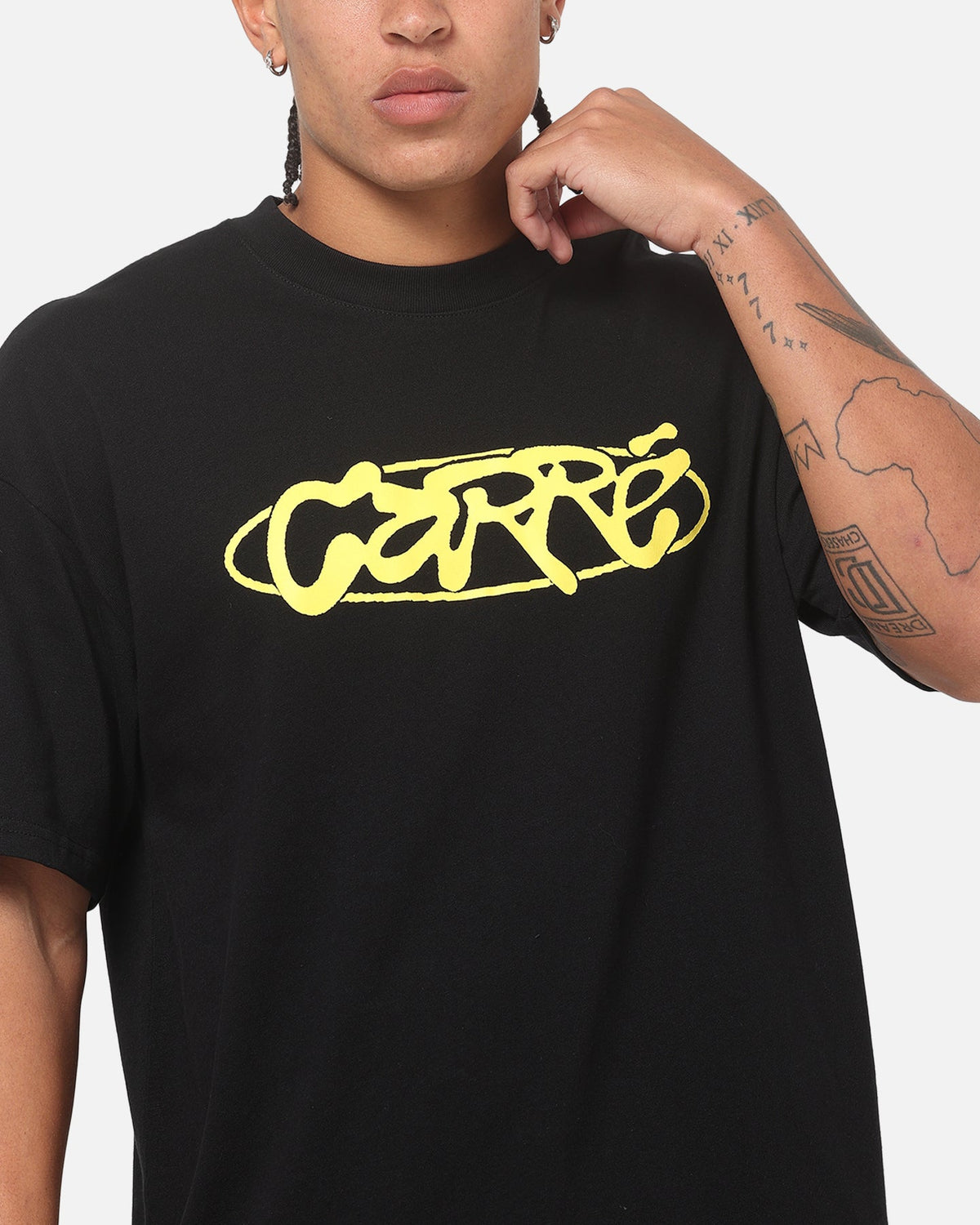 Carre Field T-Shirt Black - image 6