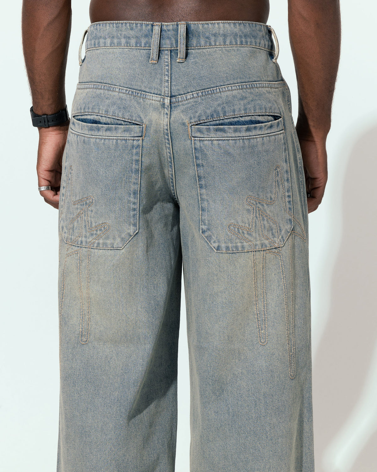 Loiter Star Born Jeans Washed Blue - image 8