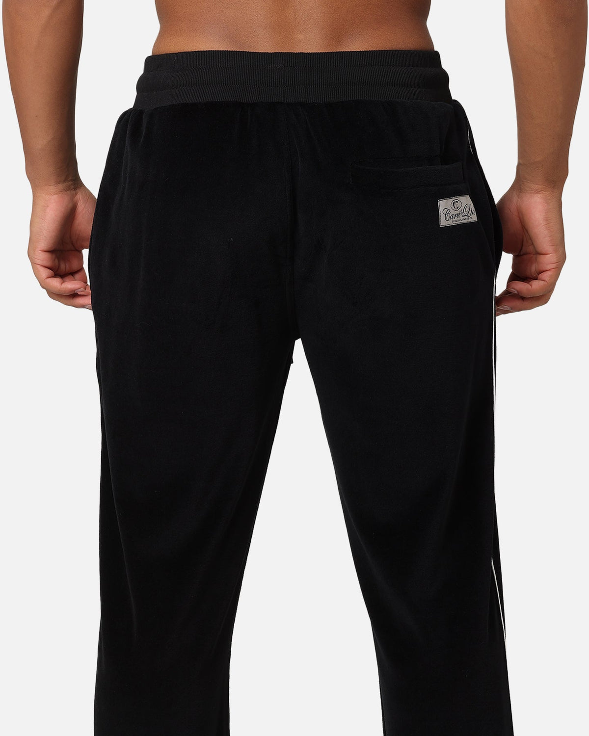 Carre Gorgeous Velour Trackpant Black - image 8