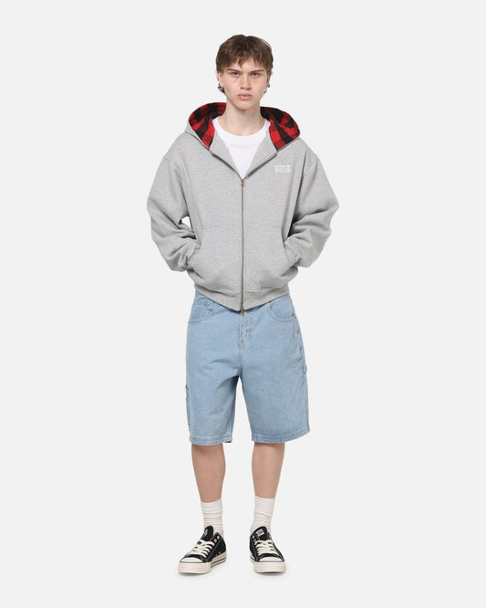 Carre Carpenter Jorts Light Blue Wash - image 2