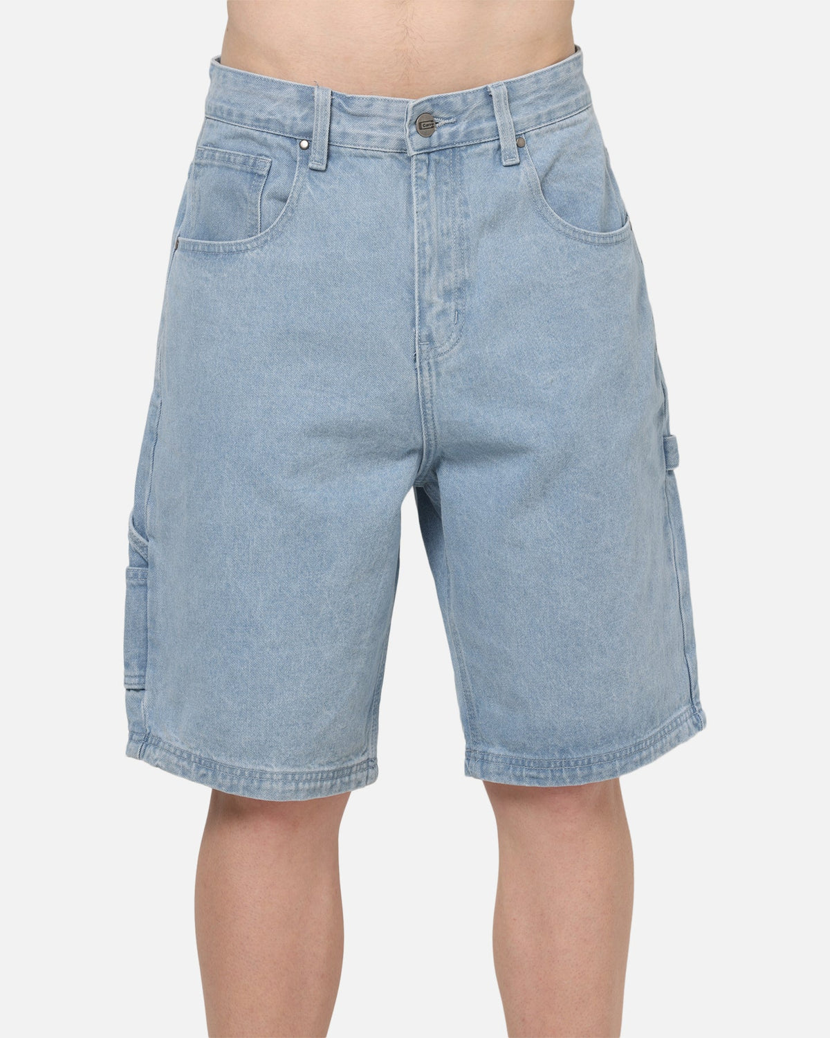 Carre Carpenter Jorts Light Blue Wash - image 8