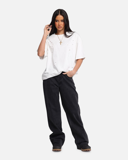 XXIII Women's Baggy Jeans Washed Black - image 2