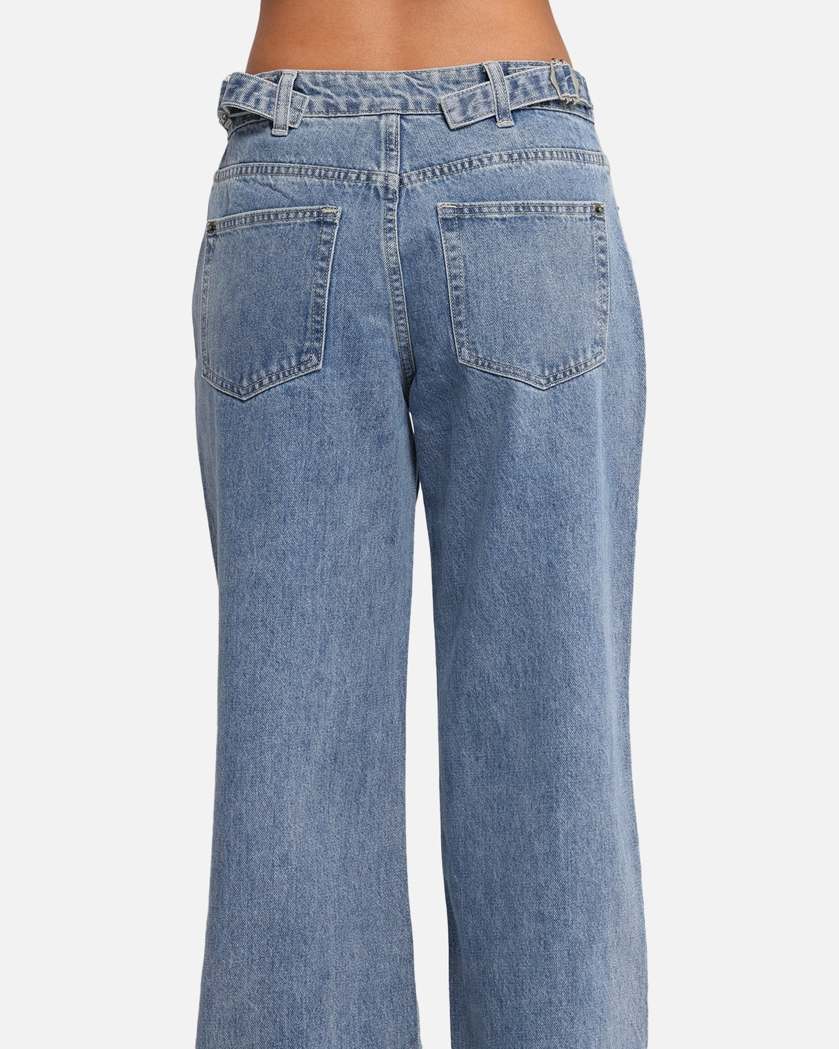 XXIII Women's Baggy Jeans Blue Denim - image 8