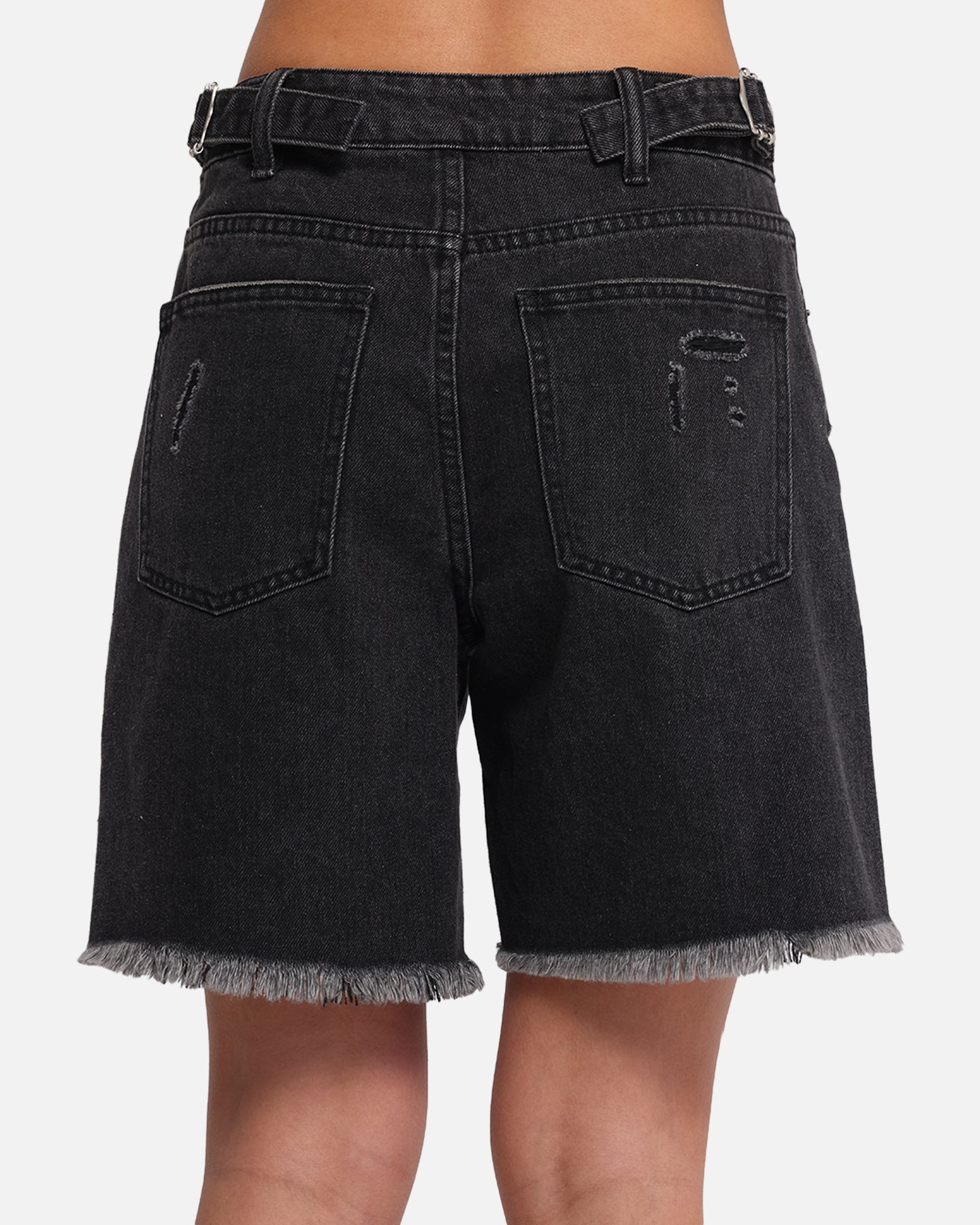 XXIII Women's Relaxed Denim Shorts Washed black - image 8