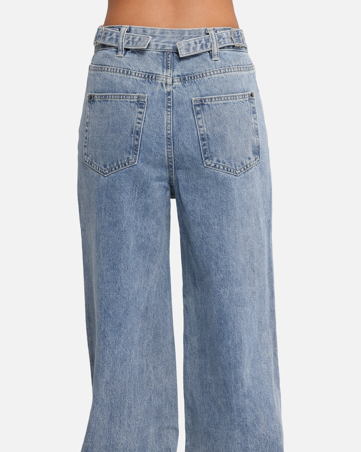 XXIII Women's Wide Leg Jeans Blue Denim - image 8