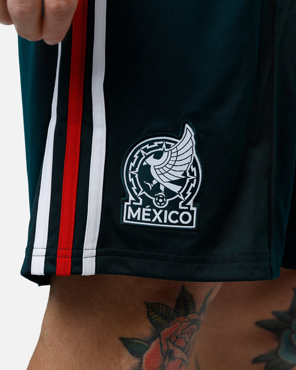 Adidas Mexico Away Replica Shorts Dark Green - image 8
