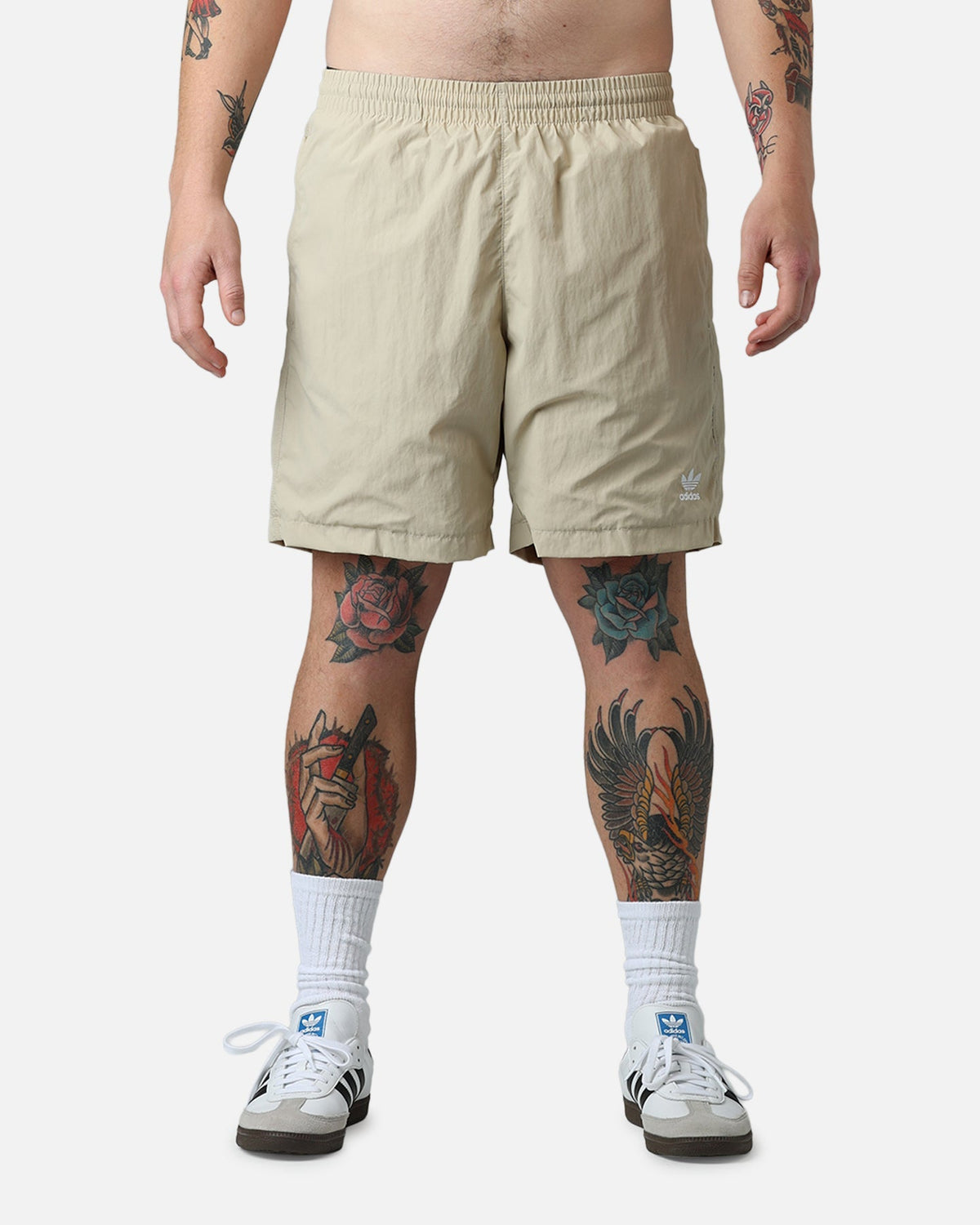 Adidas Essential Woven Shorts Khaki - image 6