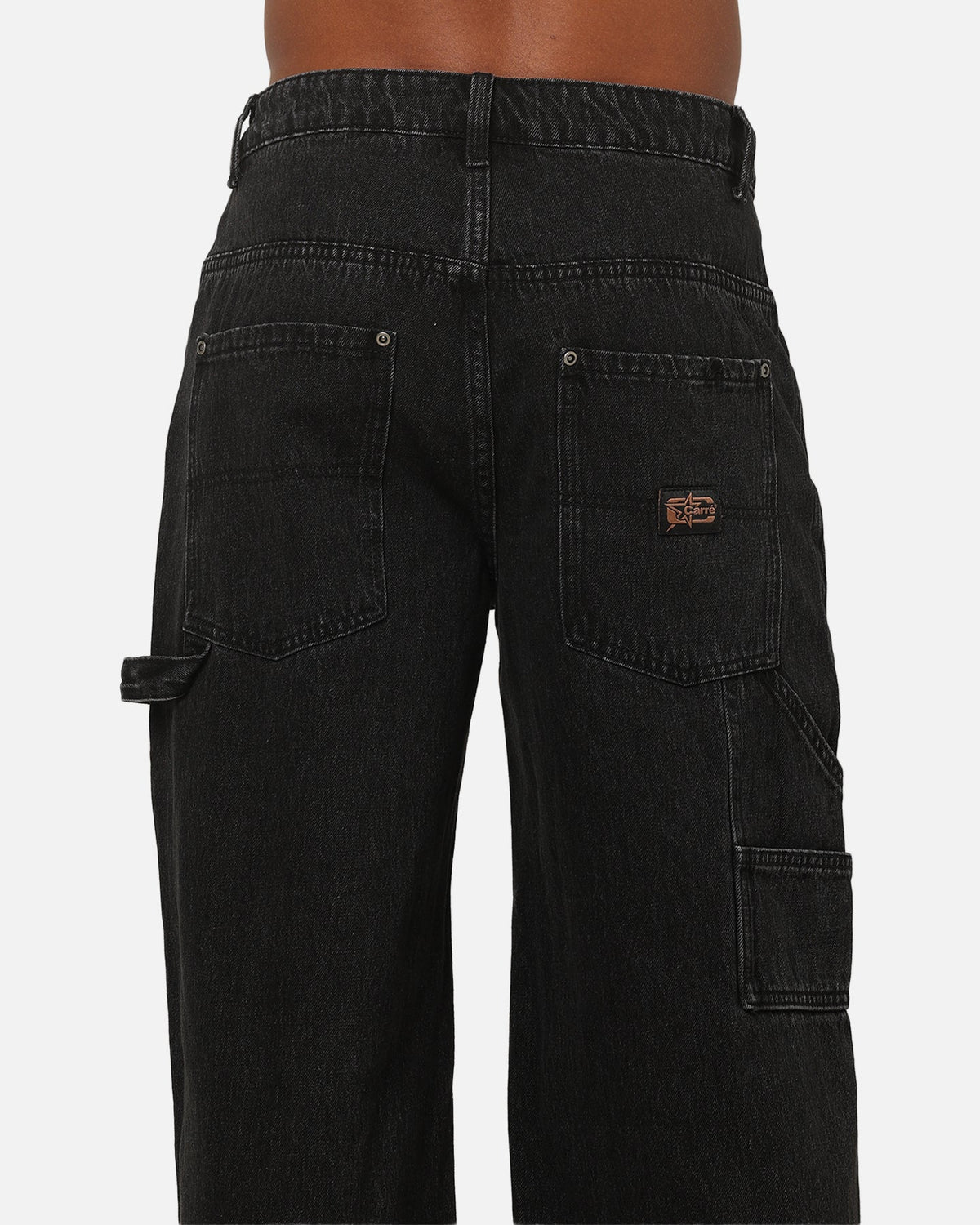 Carre Baggy Carpenter Jeans Black Denim