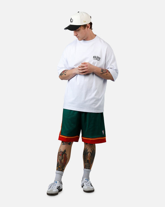 Mitchell & Ness Seattle SuperSonics 95-96' Swingman Shorts Green - image 2