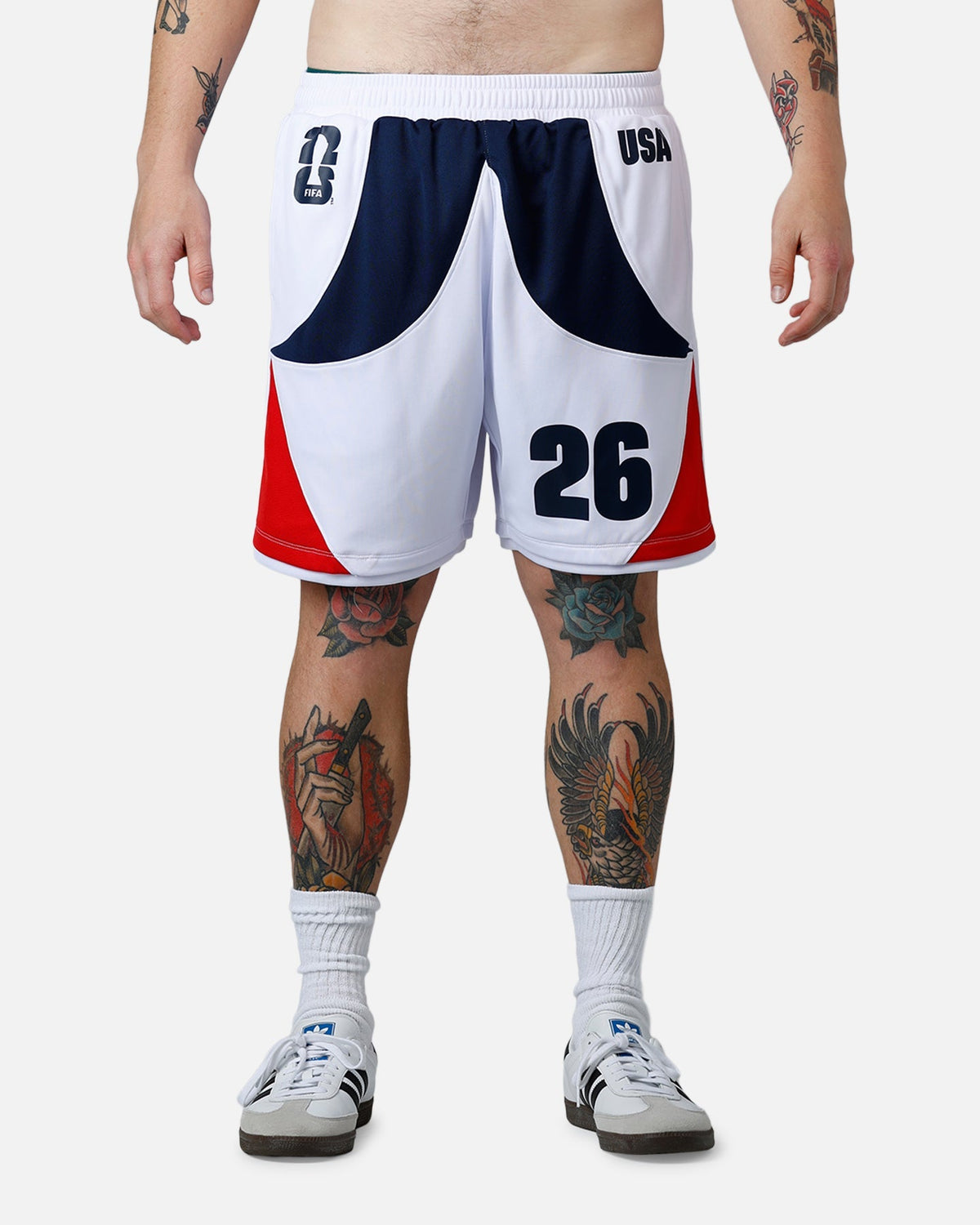 Fifa USA Soccer Shorts White - image 5