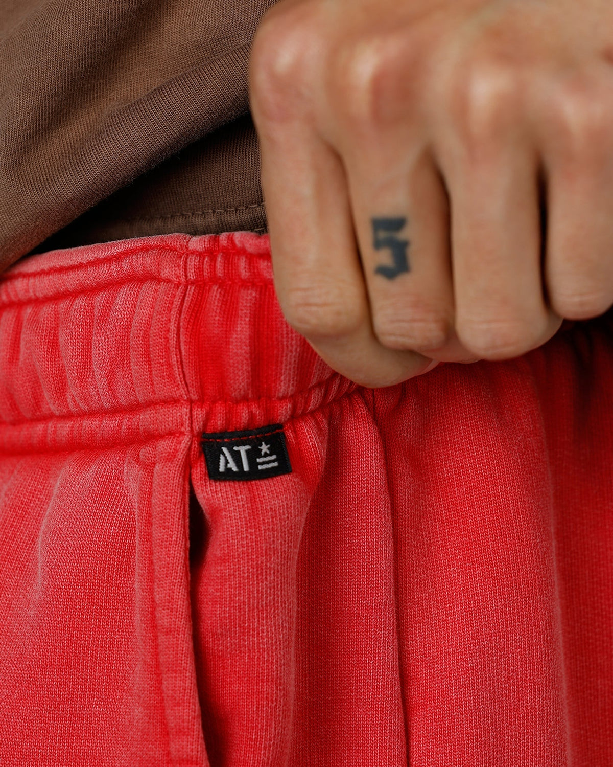 American Thrift Jogger Pants Washed Red - image 8