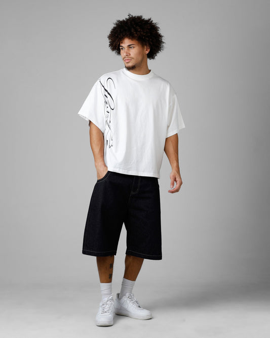 Loiter Star Born Denim Jorts Indigo - image 2