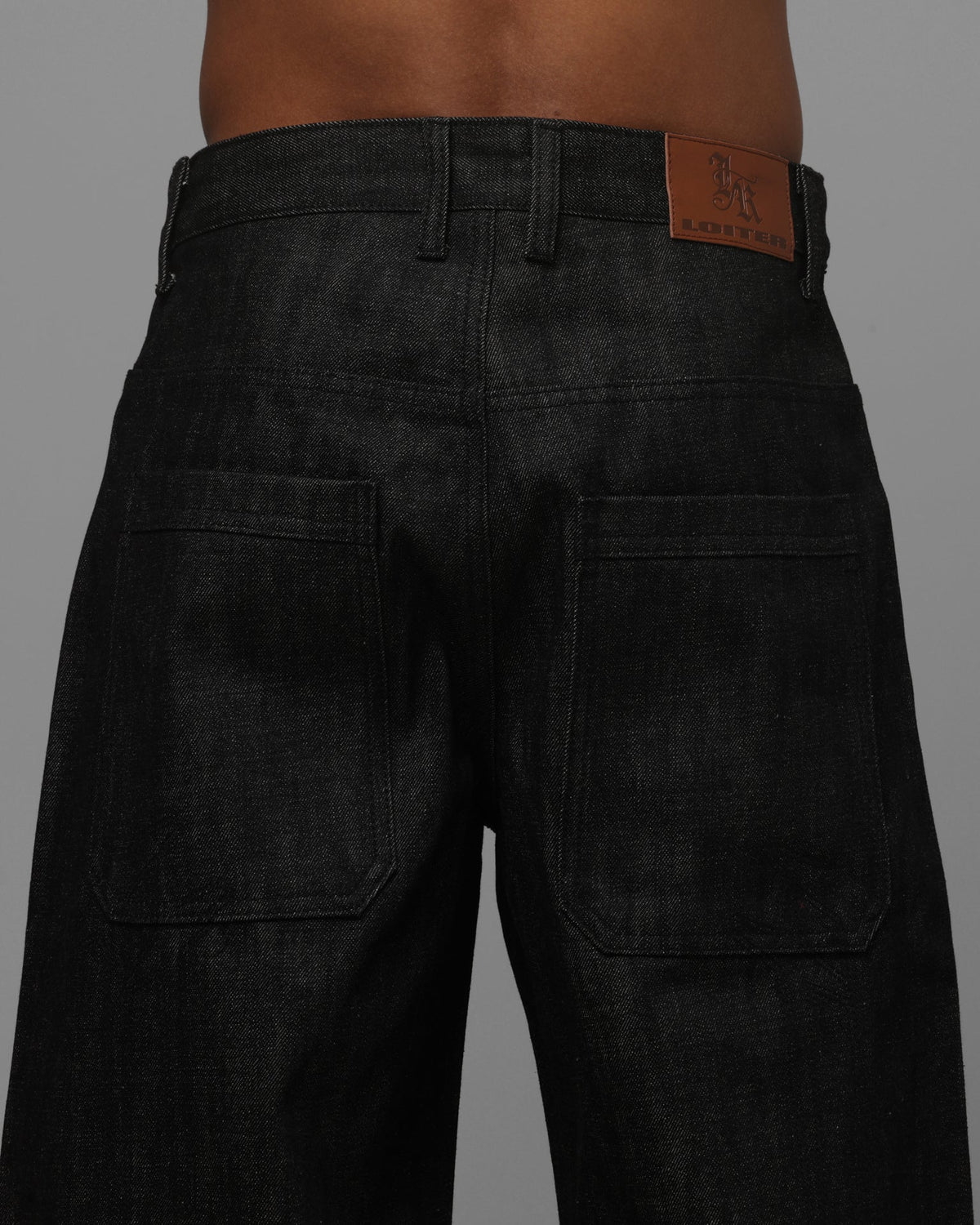 Loiter Star Born Selvedge Denim Jeans Black - image 8