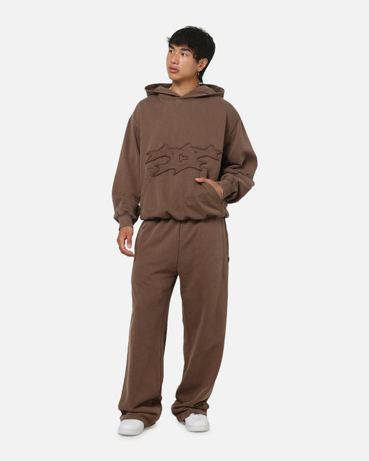 Carre Prime Trackpants Washed Brown - image 2