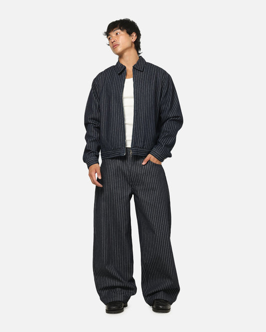 Carre Lockout Pinstripe Baggy Pants Navy Pinstripe - image 2