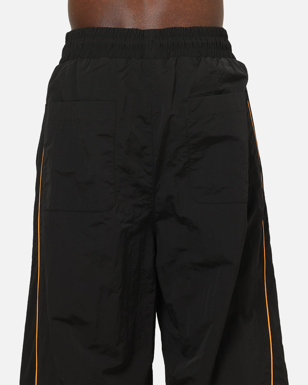 Mitchell & Ness X Mclaren Nylon Tracksuit Pants Black/Papaya - image 8