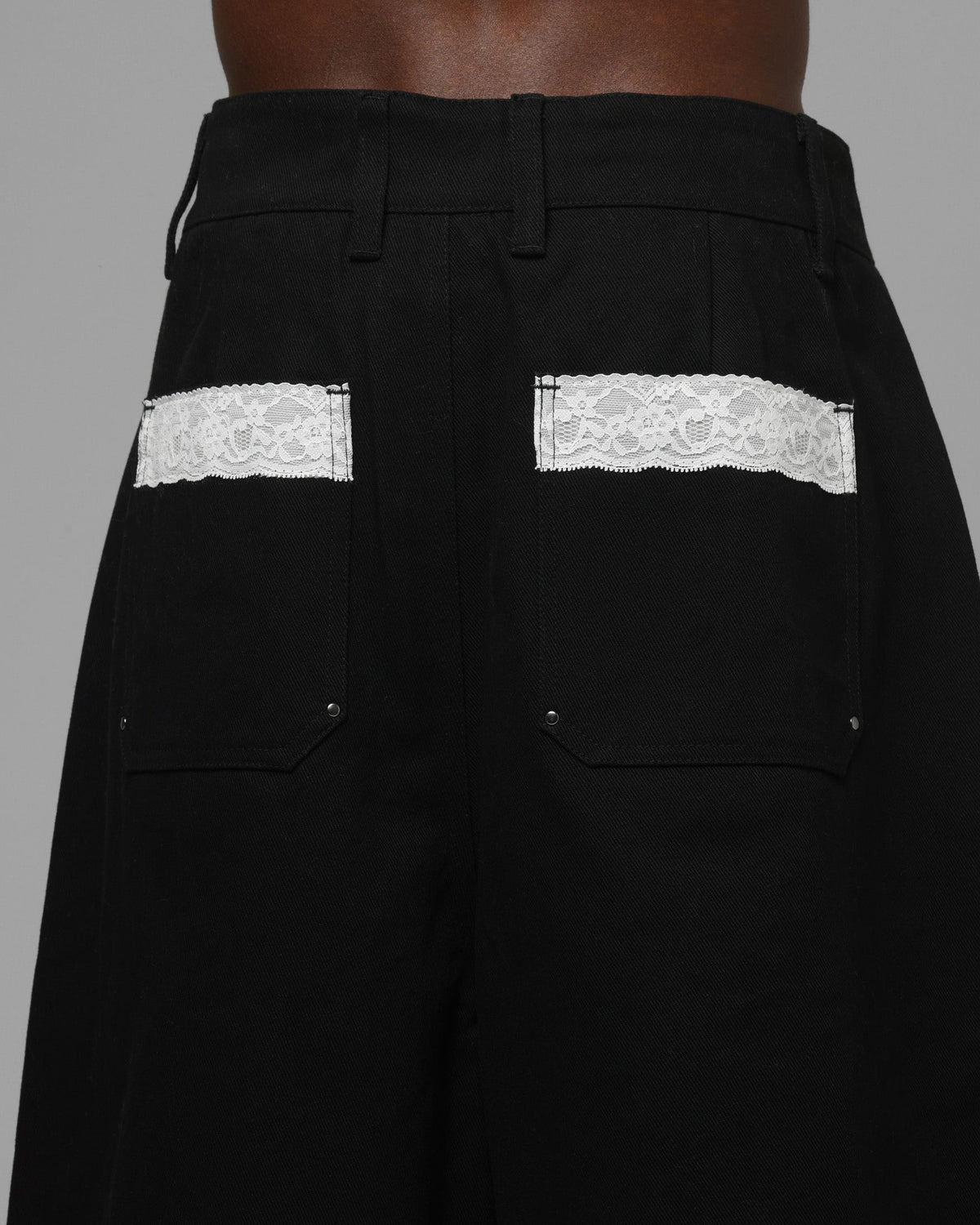Loiter Lace Jorts Black - image 8