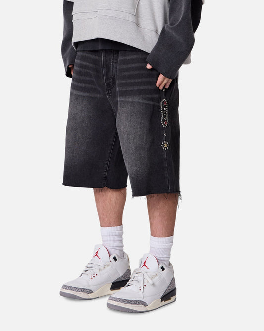 MNML Baggy Mojave Denim Shorts Black - image 2