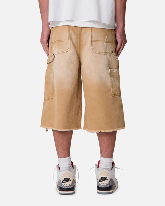 MNML Ultra Baggy Work Shorts Tan - image 2