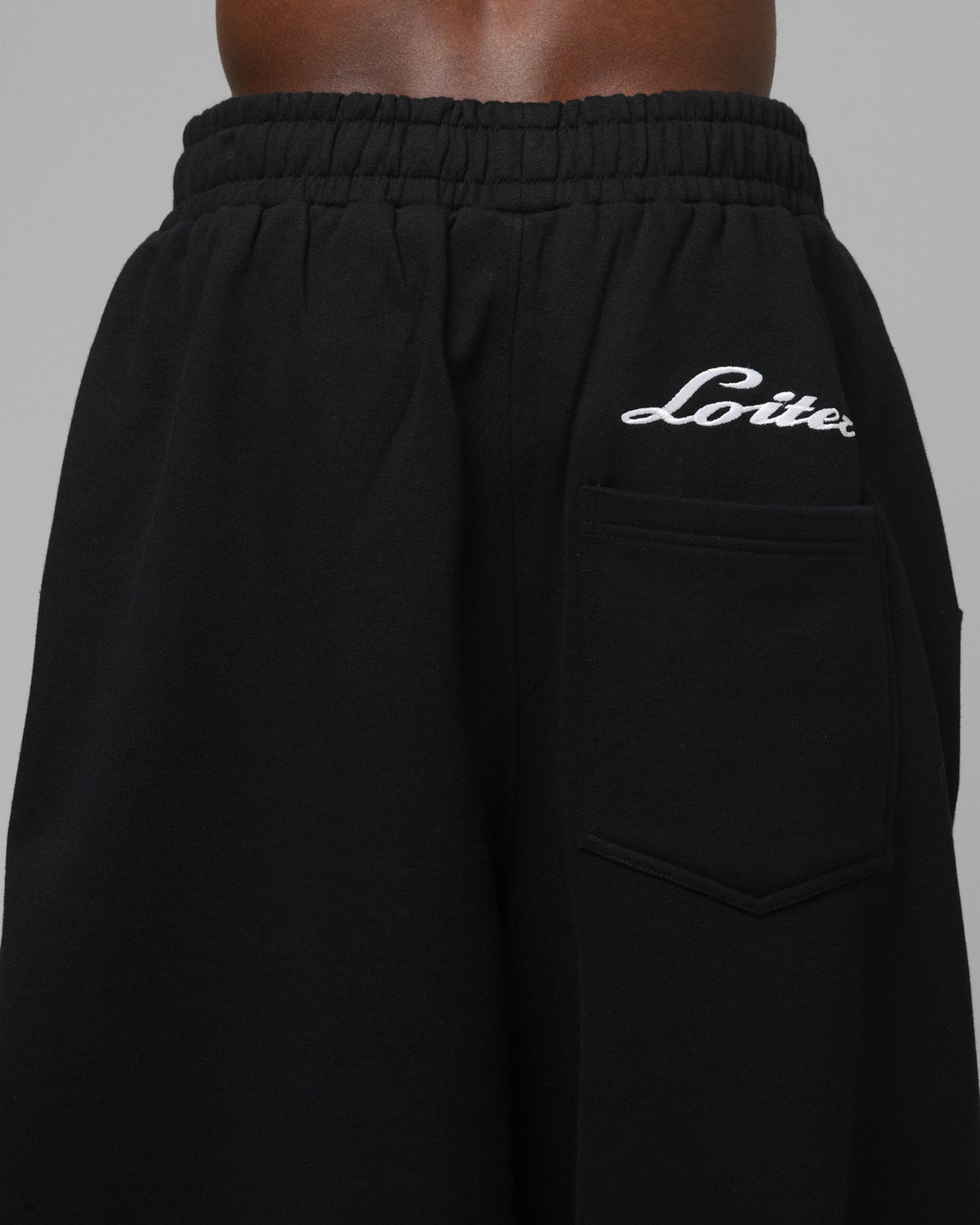Loiter Airbrush Sweatpants Black