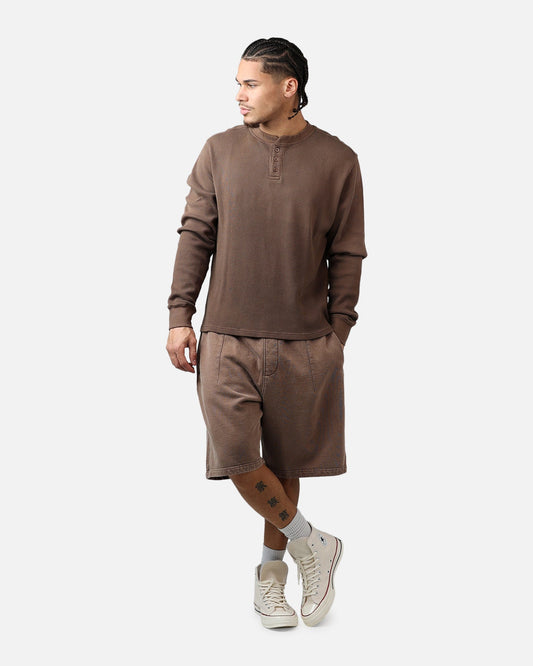 American Thrift Fleece Shorts Washed Brown - image 2
