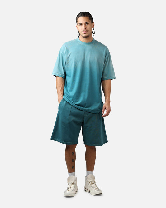 American Thrift Fleece Shorts Washed Teal - image 2