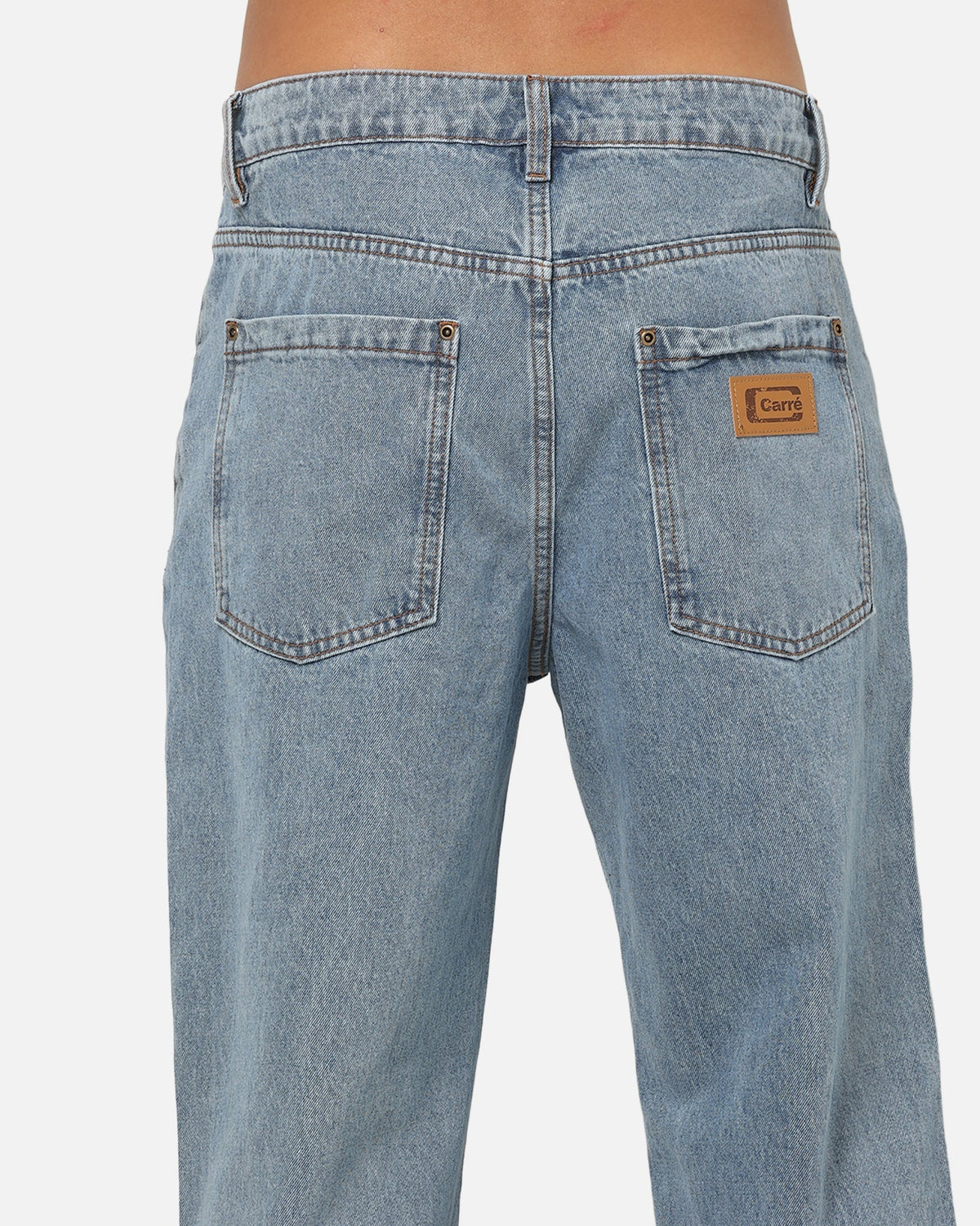 Carre Union Straight Fit Jeans Mid Blue - image 8