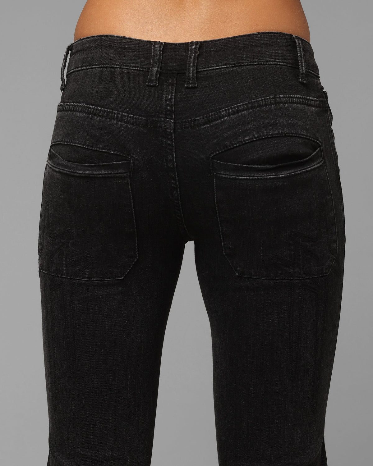 Loiter Women's Wraith Bootcut Jeans Black - image 8