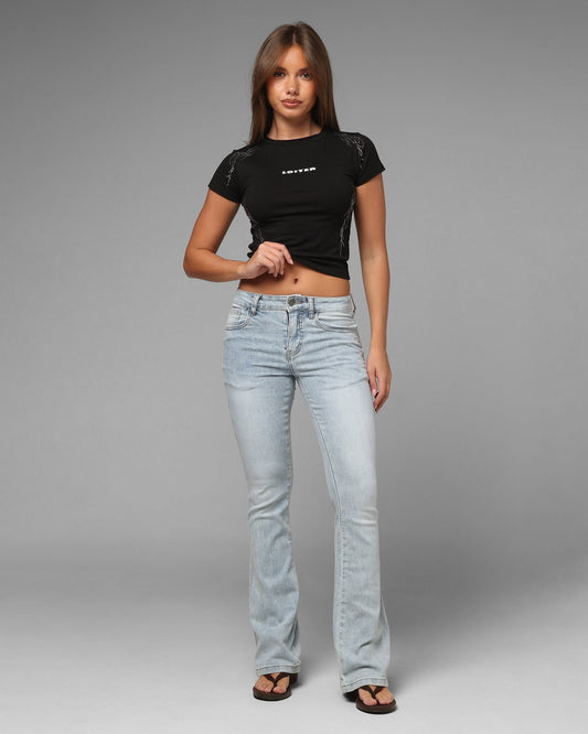 Loiter Women's Wraith Bootcut Jeans Blue Denim - image 2