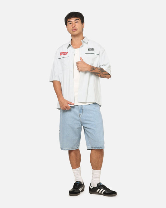 Carre Carré X Coca Cola Utility 86 Jorts Blue - image 2