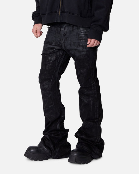 MNML Super Stacked Denim Jeans Washed Black - image 2