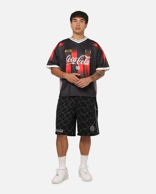 Carre Carre Carré X Coca Cola The Grid Mesh Shorts Black - image 2