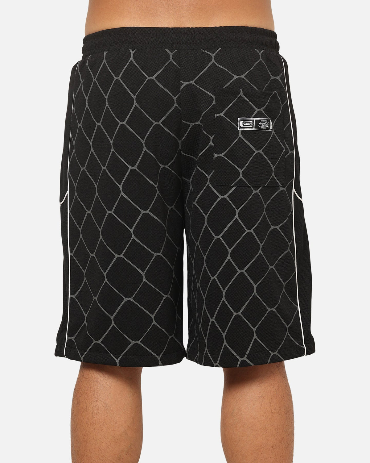 Carre Carre Carré X Coca Cola The Grid Mesh Shorts Black - image 8